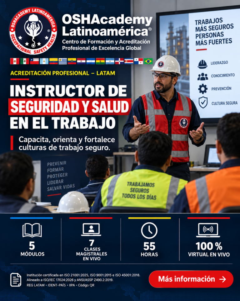 ACREDITACIÓN PROFESIONAL – INS-SST – INICIO: 06 DE OCTUBRE